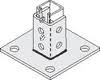 6 Hole Square Post Base EG